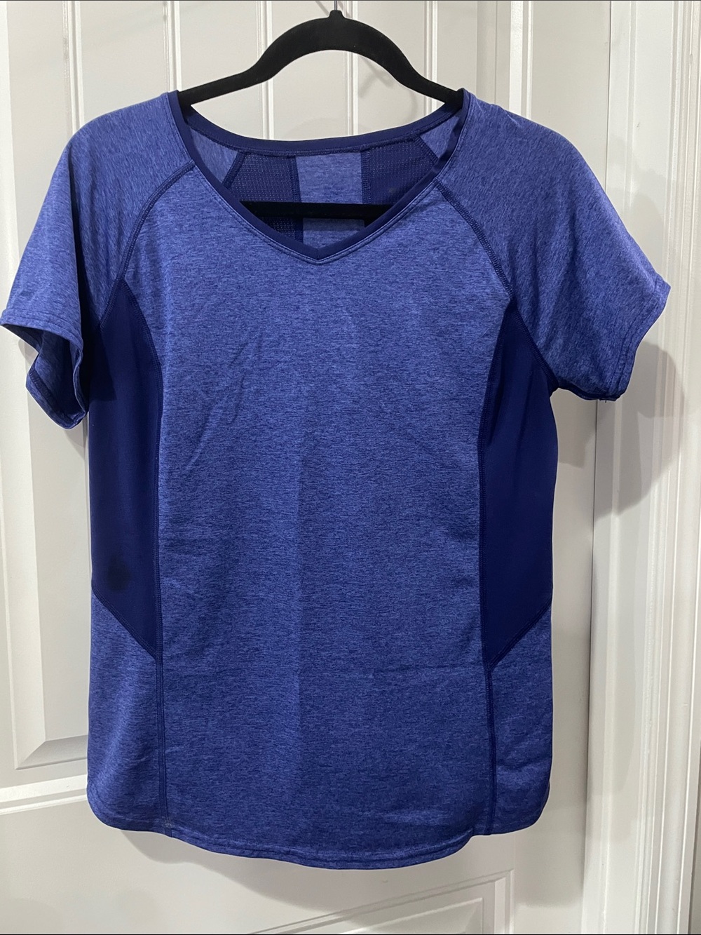 Tek Gear DryTek Women's Performance V-Neck Top - Blue